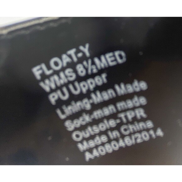 KENNETH COLE REACTION Patent Leather Thong Sandals 8.5M Float-Y Slingback - Picture 9 of 9